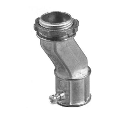 Halex EMT Connector, 3/4 in, Set Screw, Die Cast Zinc 90372